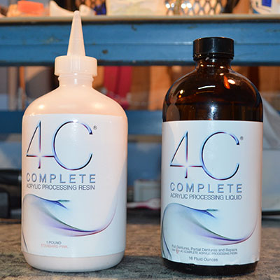 4C Kit rasina acrilica pulbere + lichid 